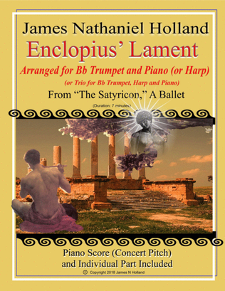 Enclopius Lament for Solo Bb Trumpet and Piano (or Harp) from The Satyricon Ballet