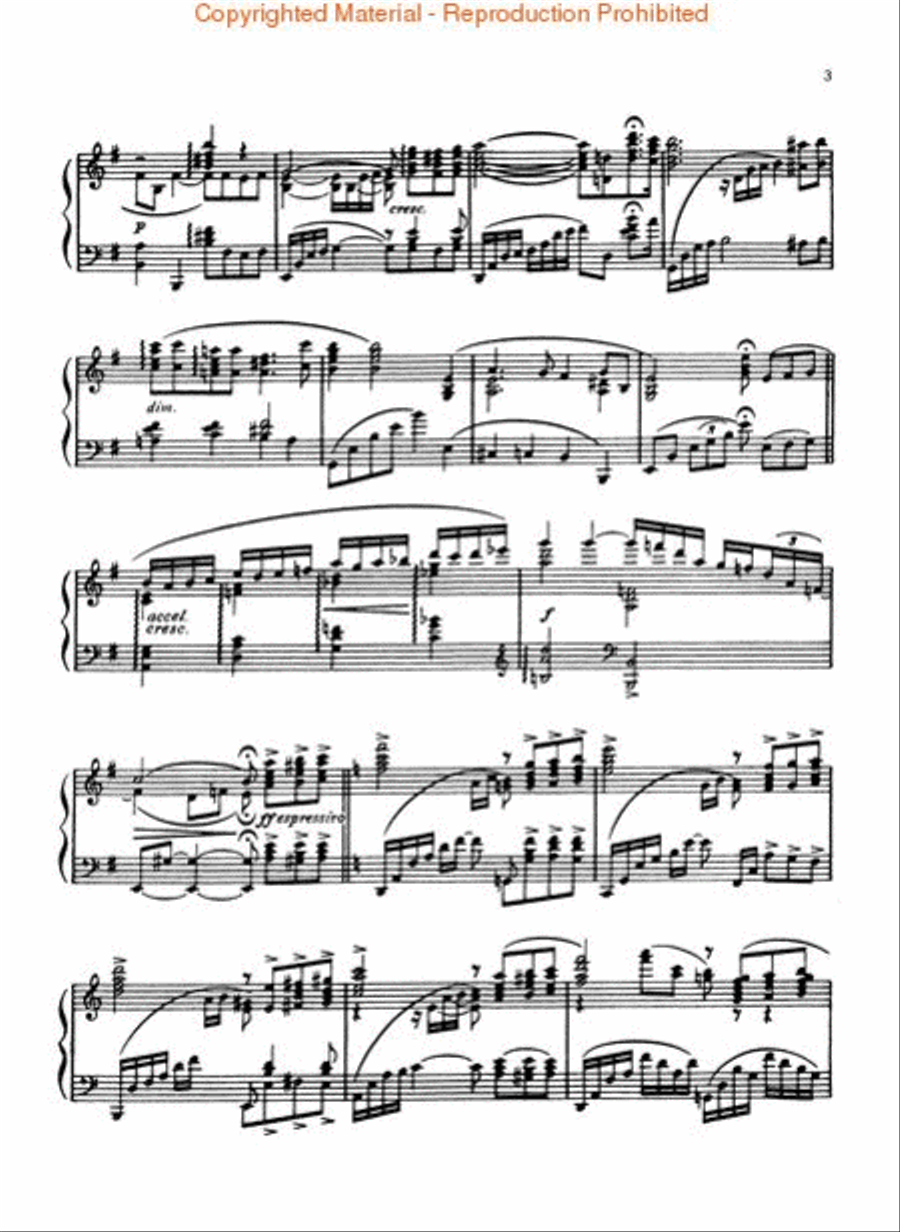 Autumn Leaves - Intermediate Piano Piano, Vocal, Guitar scores gallery preview page 3