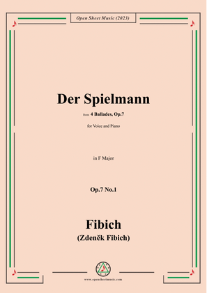 Fibich-Der Spielmann,in F Major