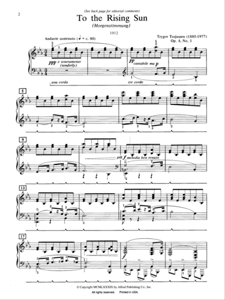 To the Rising Sun Small Ensemble scores gallery preview page 2