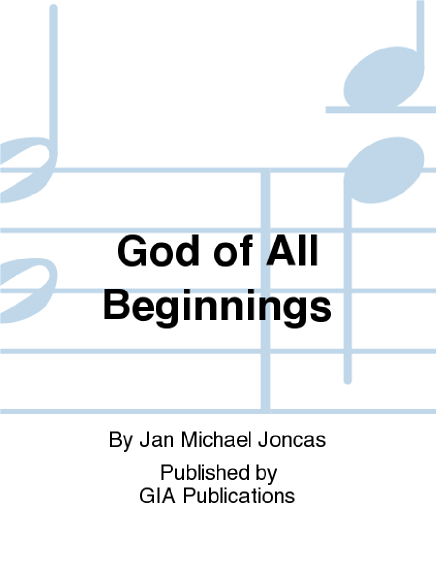 God of All Beginnings God of All Beginnings CD scores gallery preview page 1