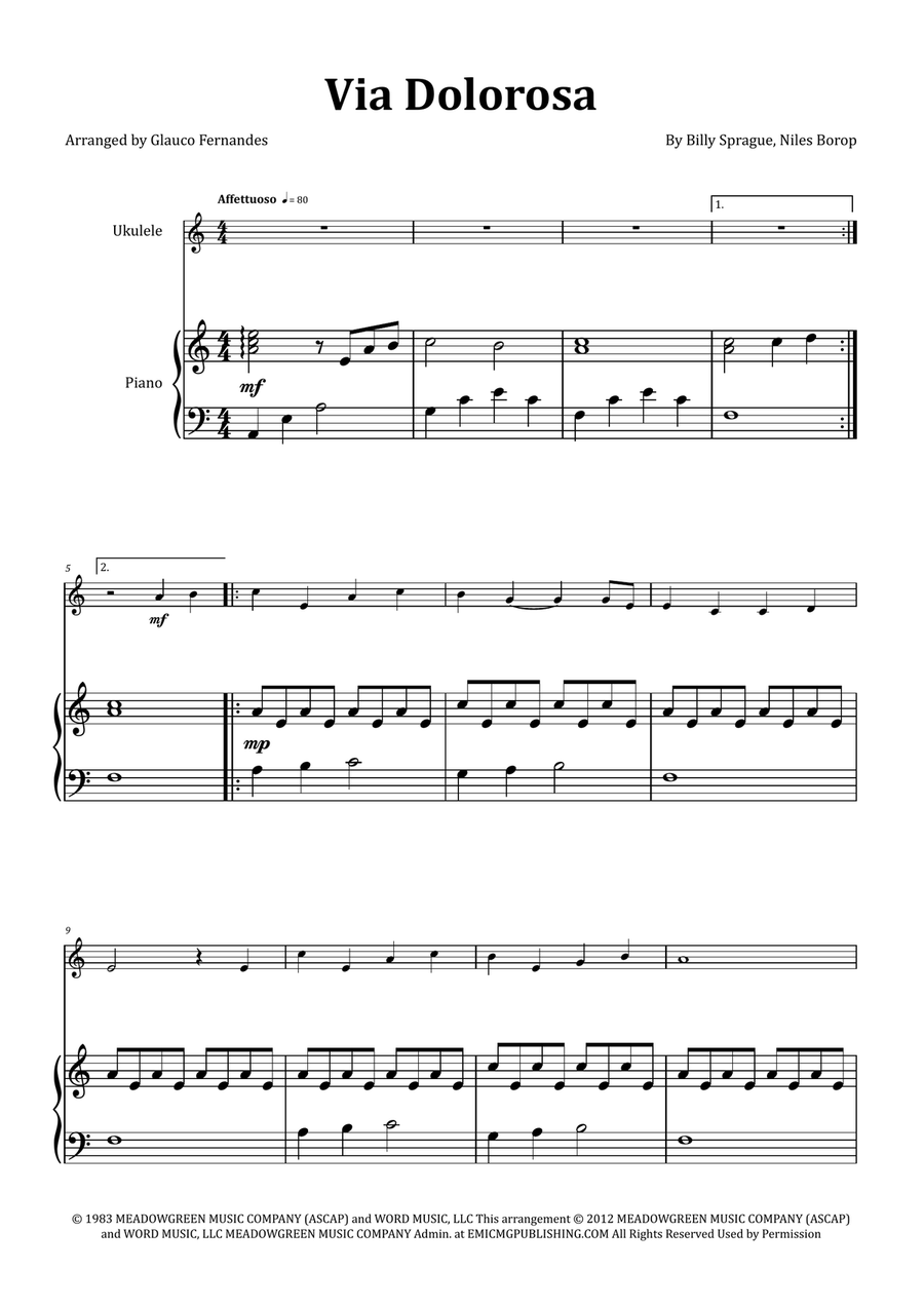 Via Dolorosa Chamber Music scores gallery preview page 1