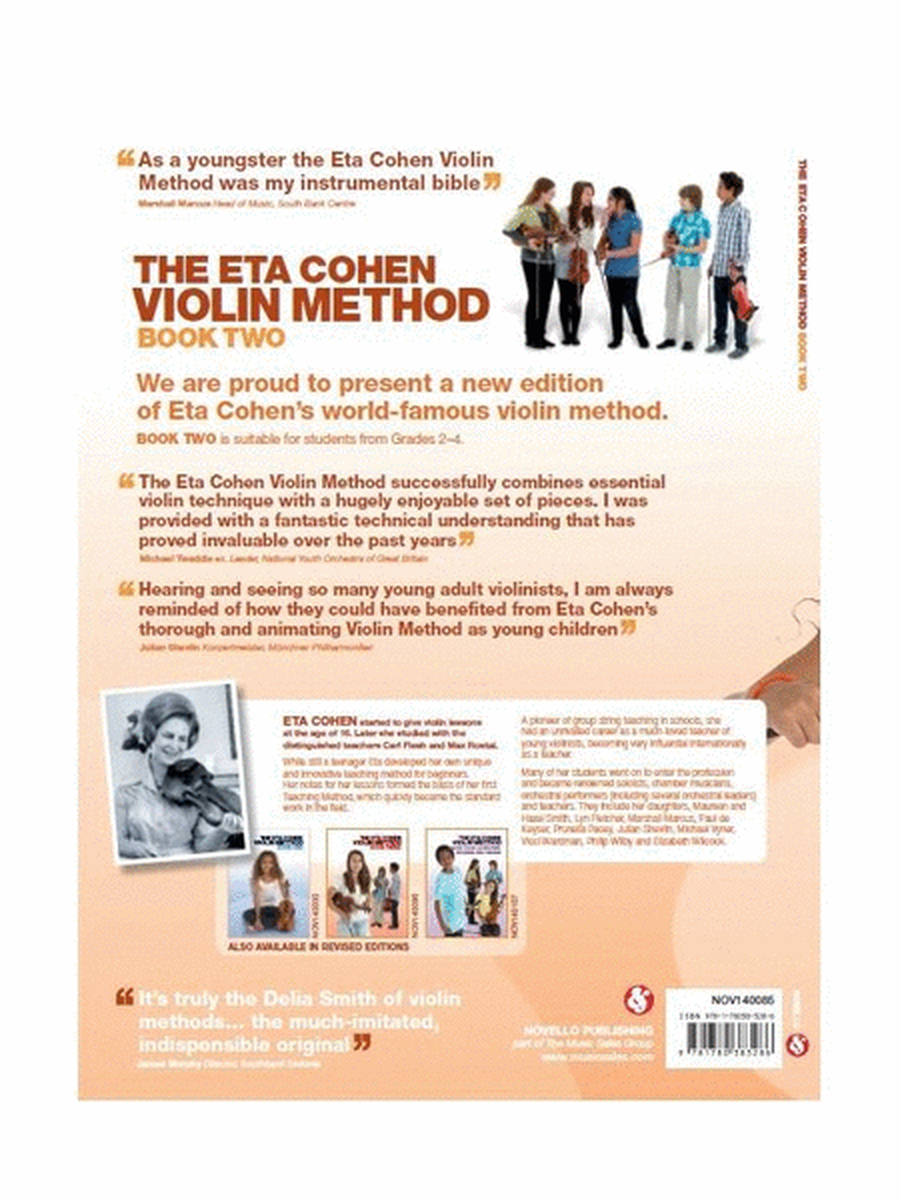 The Eta Cohen Violin Method: Book 2