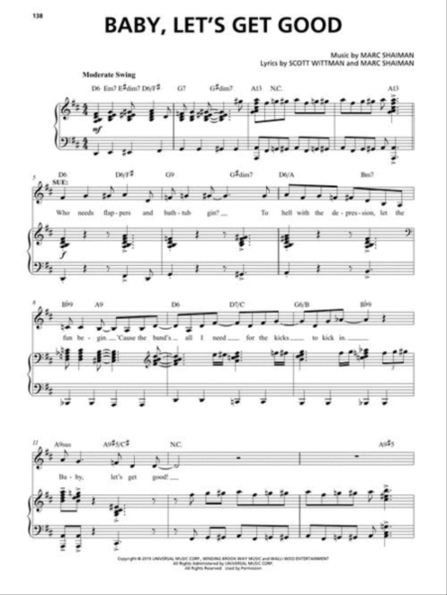 Some Like It Hot Some Like It Hot Piano, Vocal scores gallery preview page 6