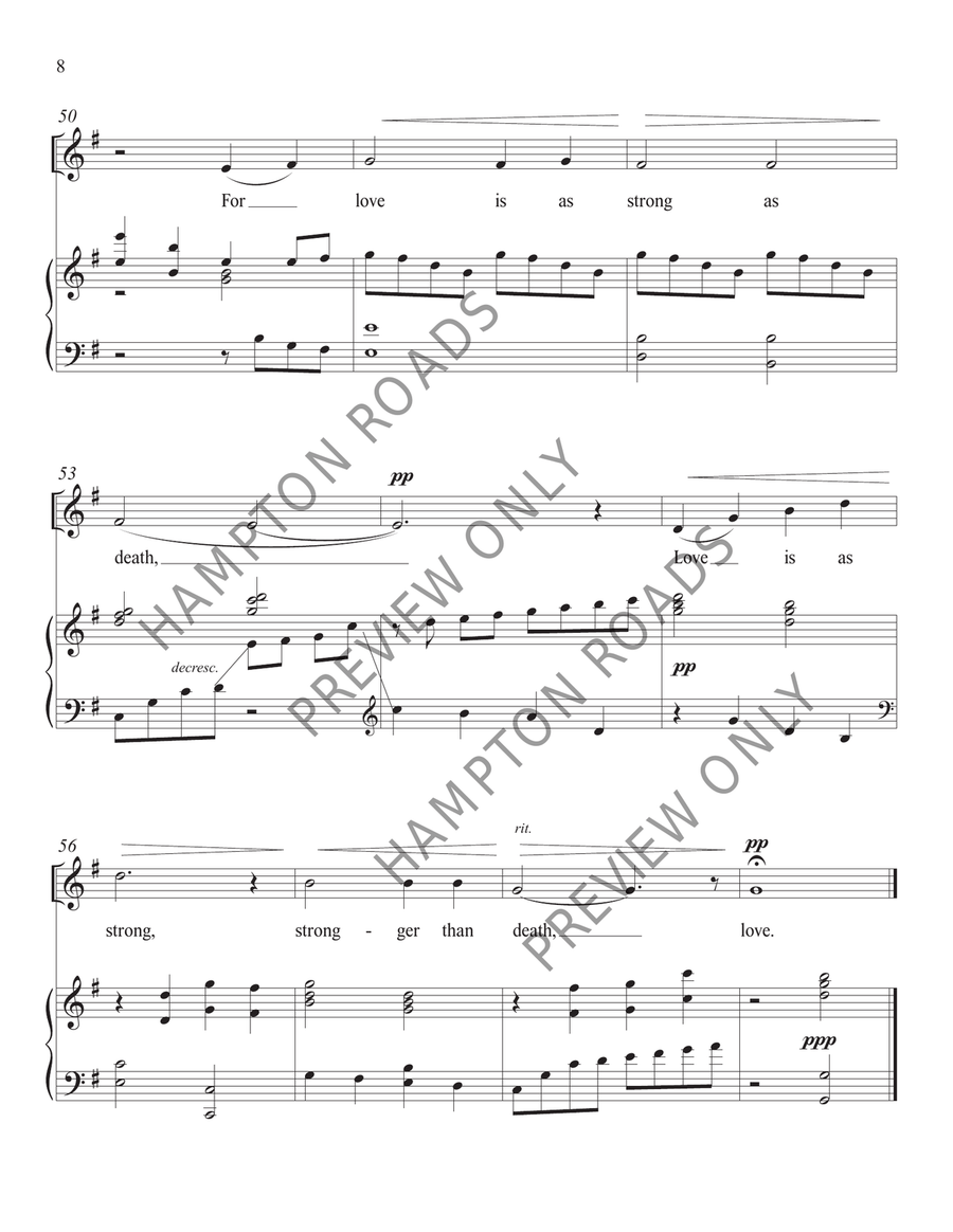 Set Me As a Seal (Medium High) Medium-High Voice scores gallery preview page 9