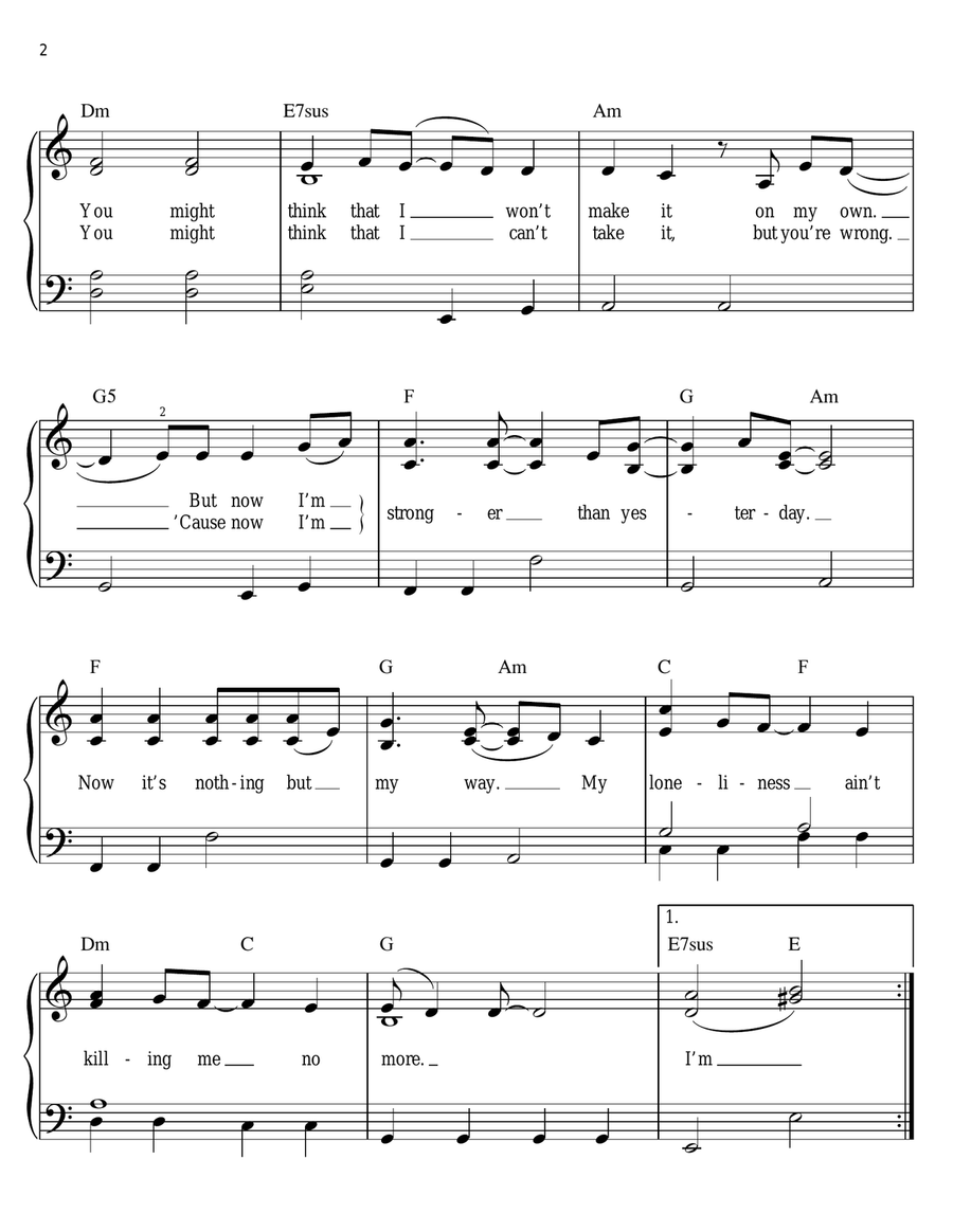 Stronger Voice scores gallery preview page 2