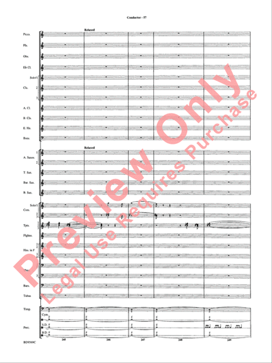 Jericho Concert Band scores gallery preview page 62