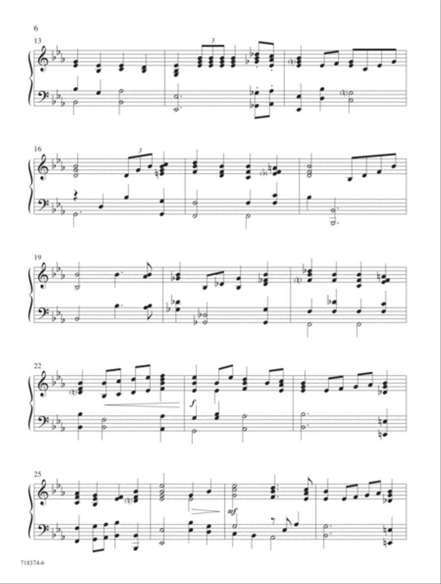 In God We Trust Piano Solo scores gallery preview page 6