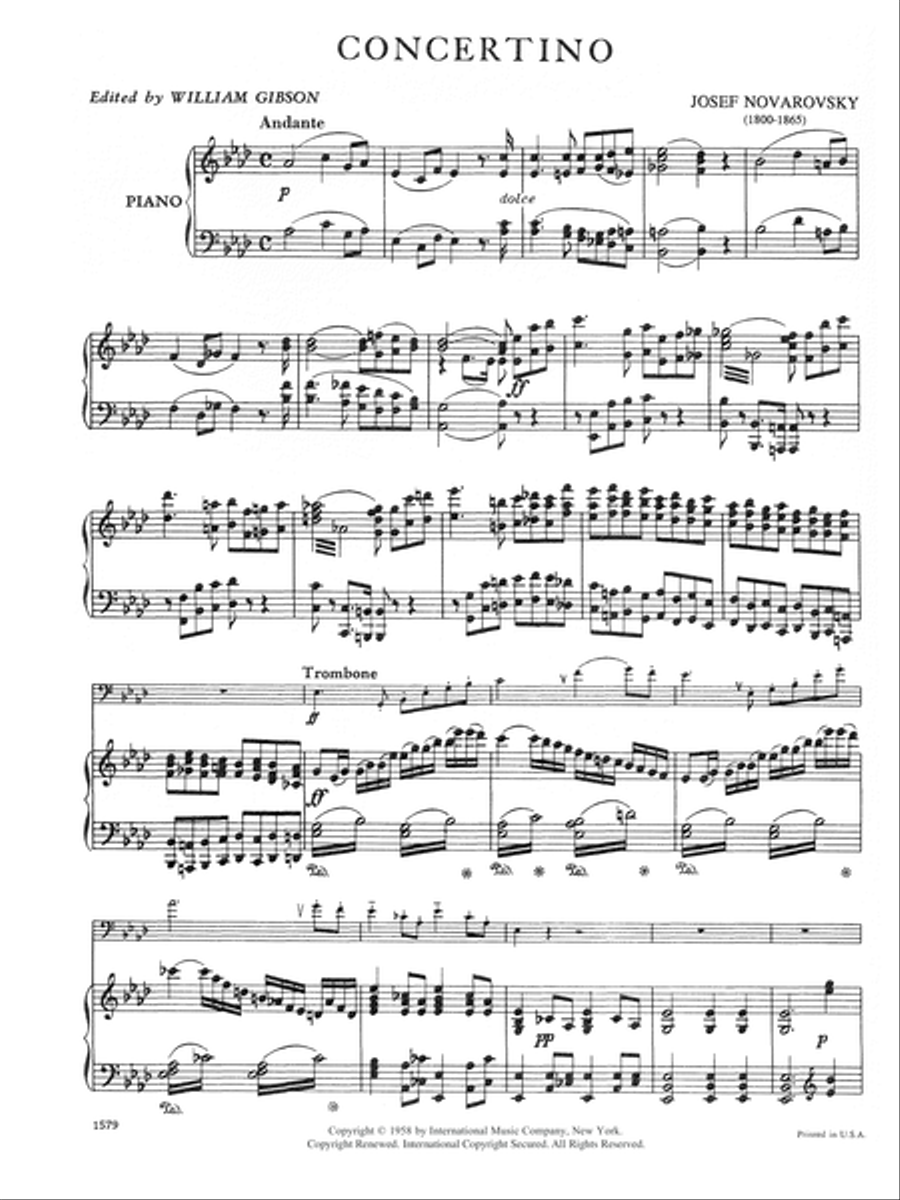 Concertino Concertino Piano Accompaniment scores gallery preview page 2