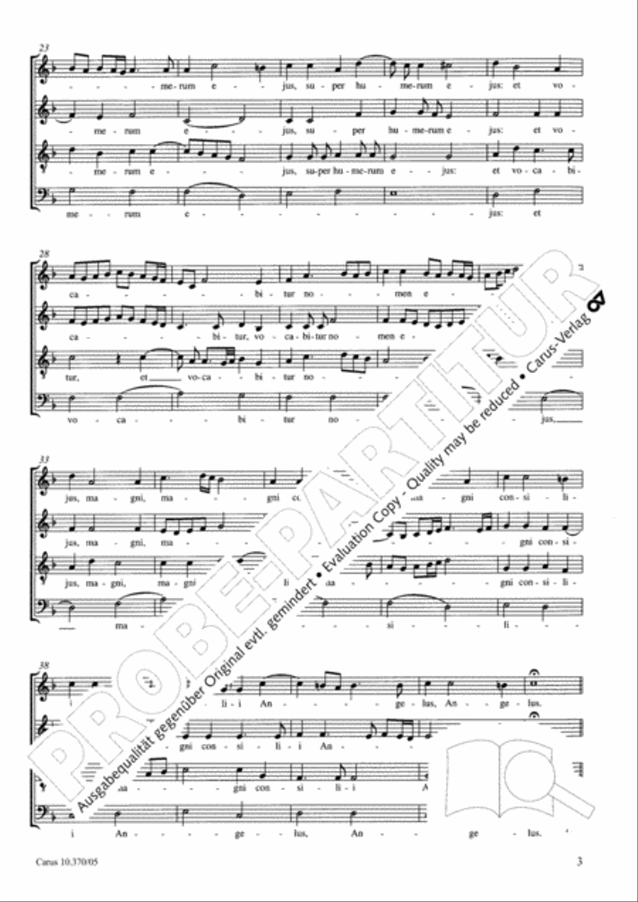 Puer natus est nobis 4-Part scores gallery preview page 4