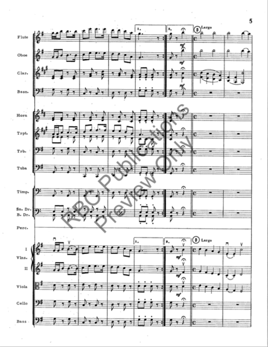 Blue Tail Fly Full Orchestra scores gallery preview page 8