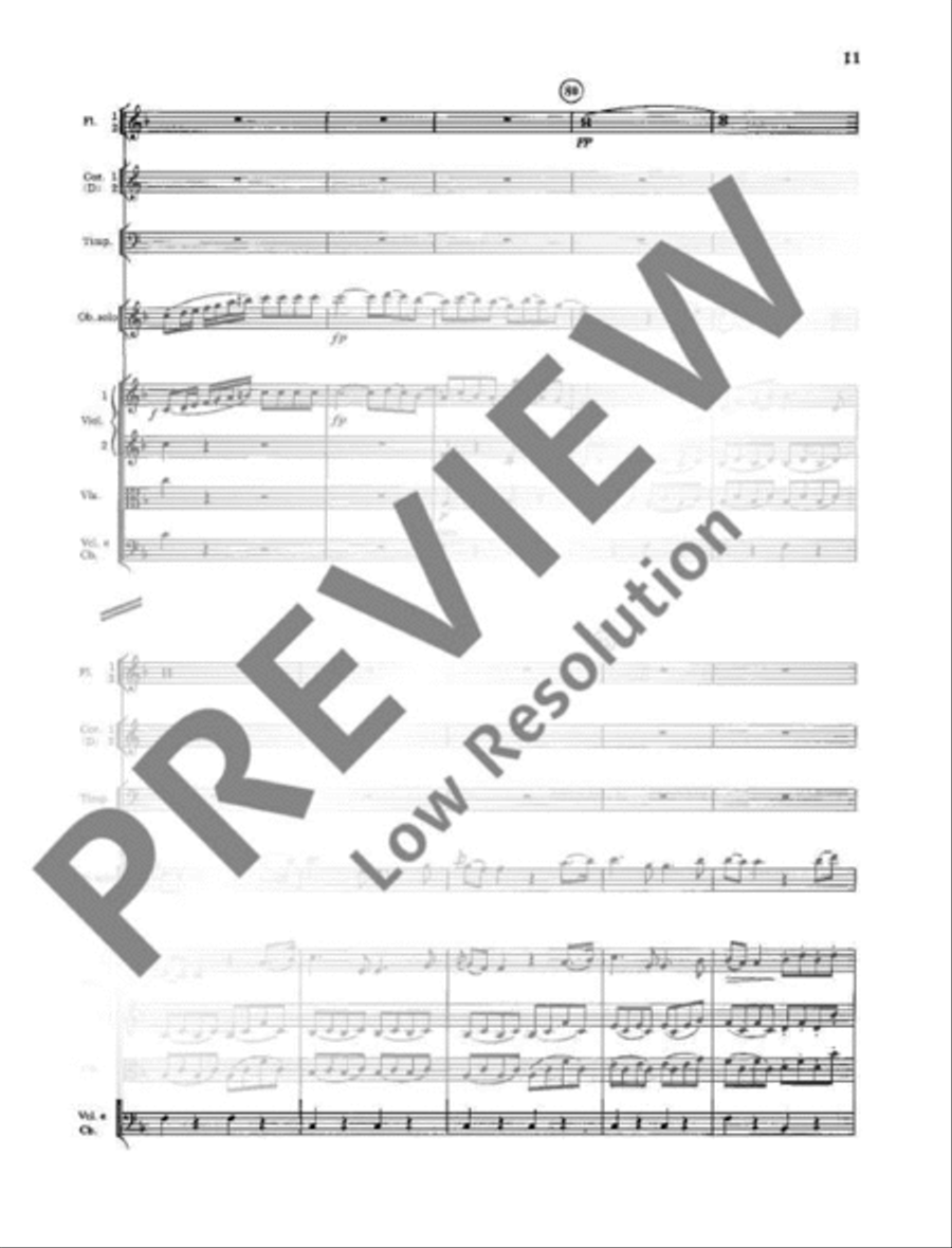 Concerto No. 1 D minor Orchestra scores gallery preview page 12