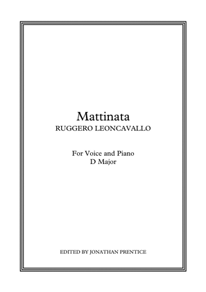 Mattinata (D Major)