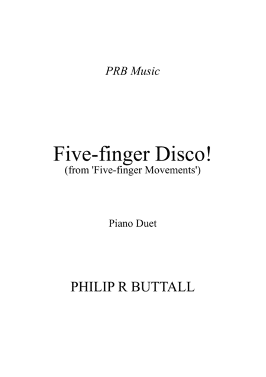 Five-Finger Disco! (Piano Duet - Four Hands) image number null