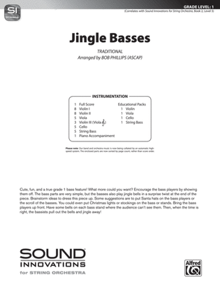 Book cover for Jingle Basses: Score