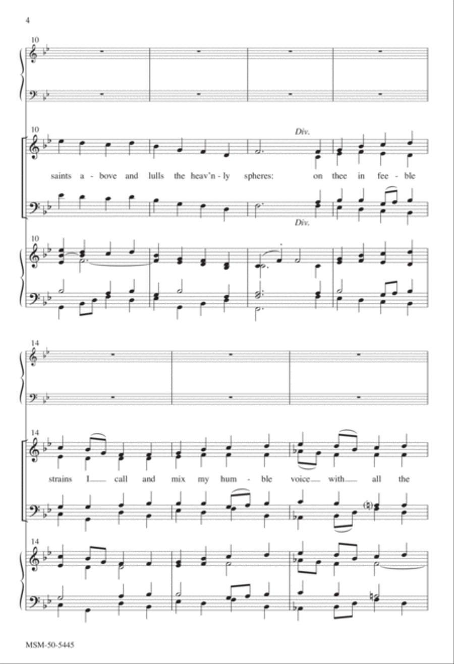 The Musician's Hymn 4-Part scores gallery preview page 4