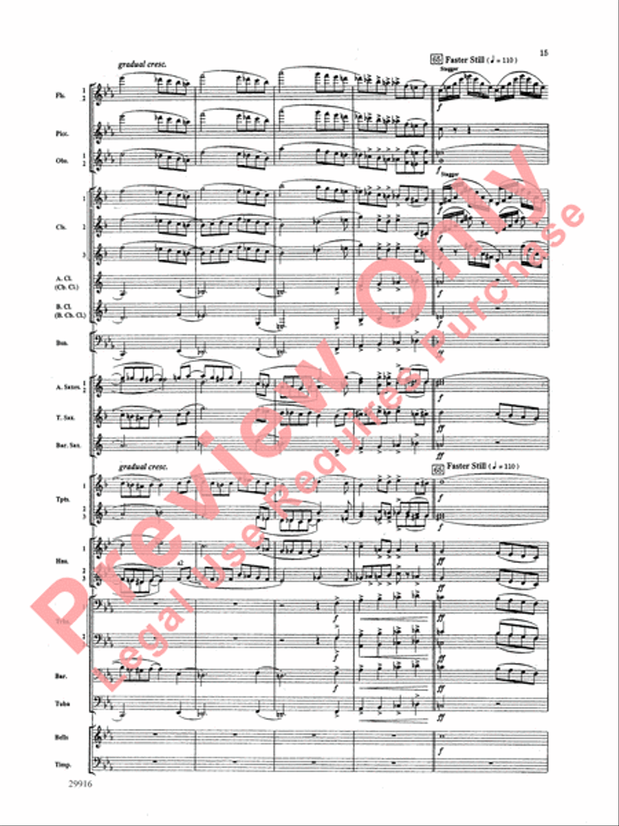 Prologue Prayer and Dream Pantomime (from the opera Hansel and Gretel) Concert Band scores gallery preview page 16