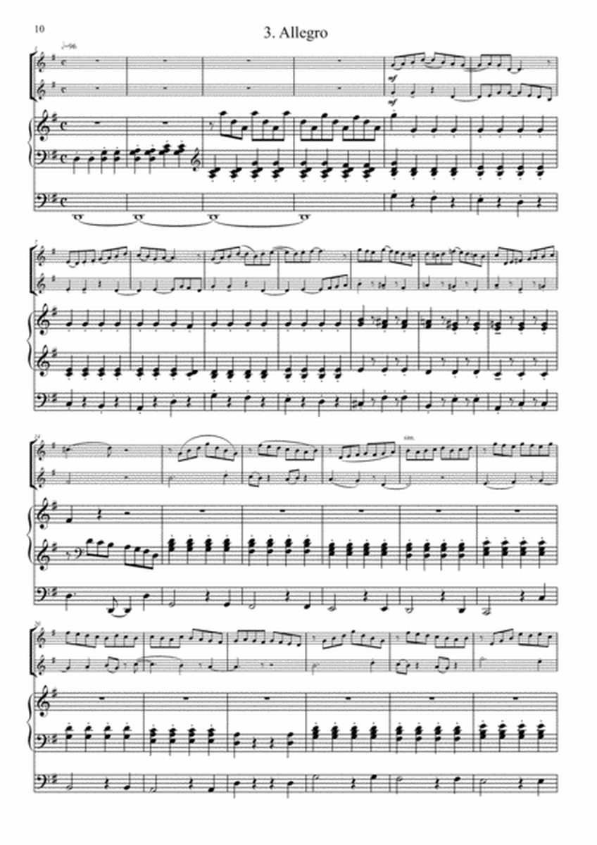 Trio Pieces for Flute (Piccolo), Violin (Oboe, Clarinet) & Organ Vol. 1