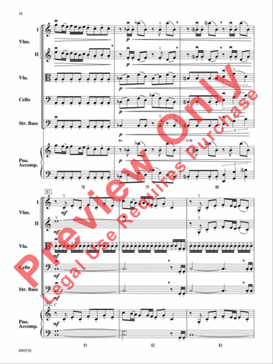 Bach to Rock String Orchestra scores gallery preview page 17