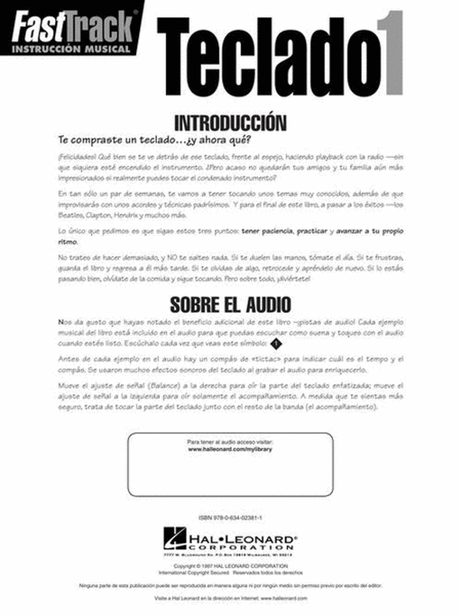 FastTrack Keyboard Method – Spanish Edition – Book 1