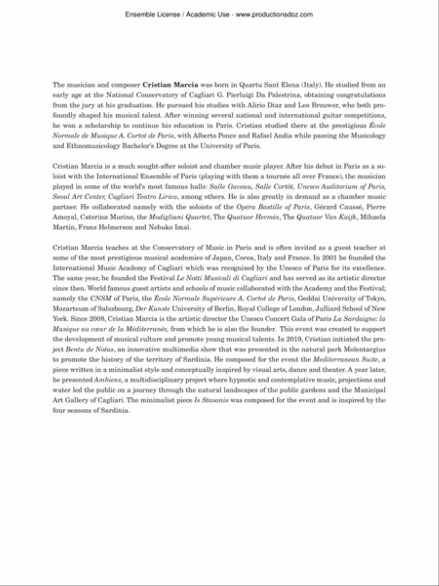 Bentu de notas Bentu de notas Cello scores gallery preview page 2