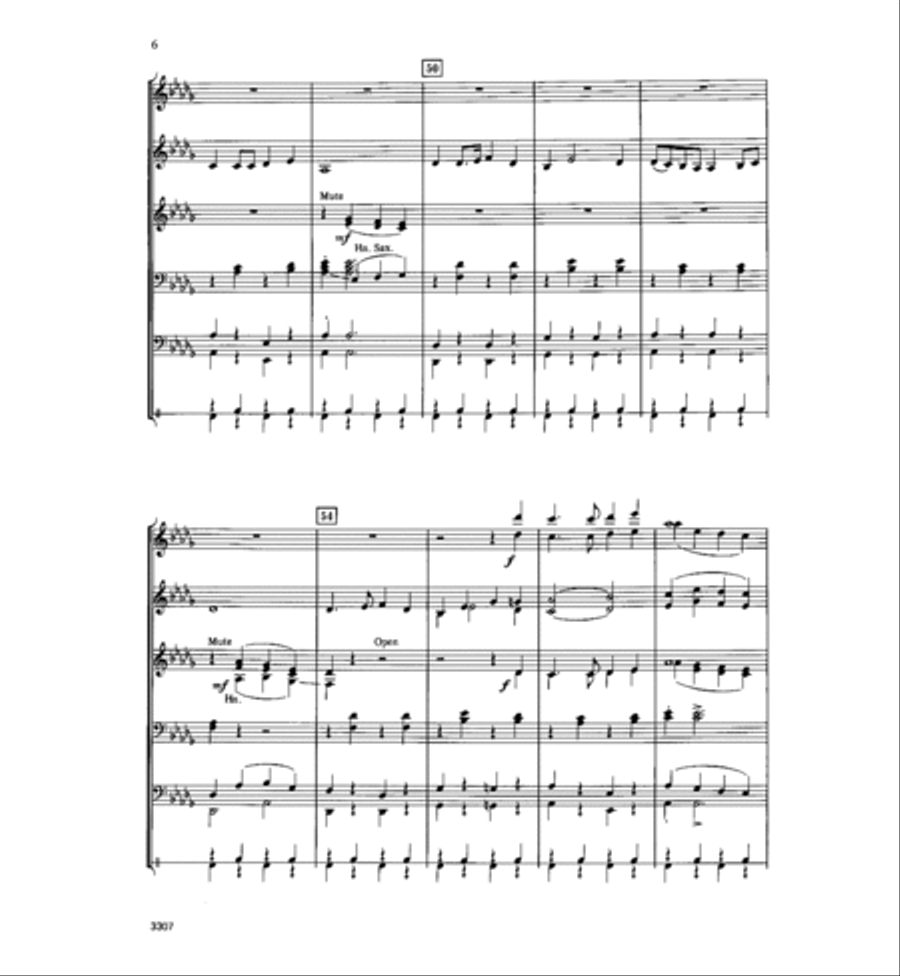 Theme from Don Giovanni Concert Band scores gallery preview page 7