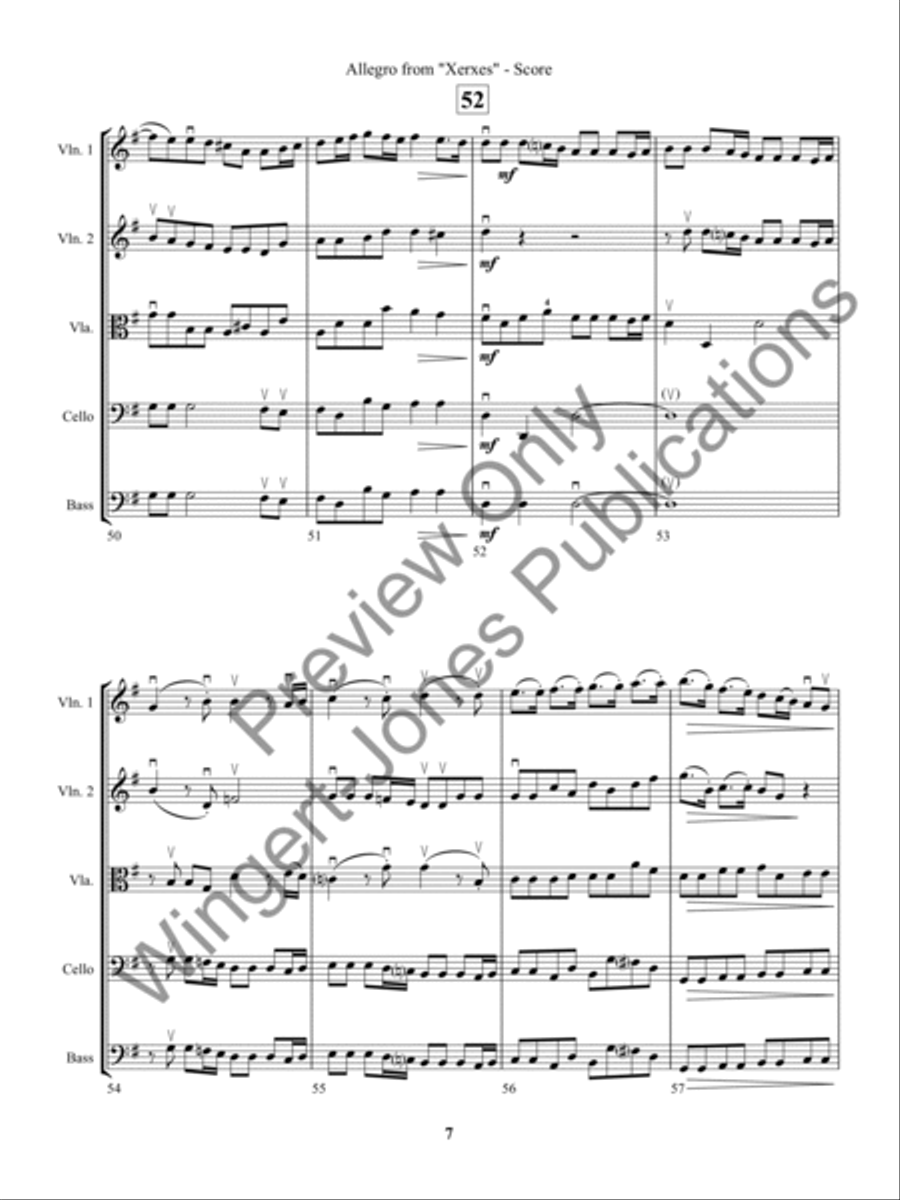 Allegro Festivo (Score) String Orchestra scores gallery preview page 10