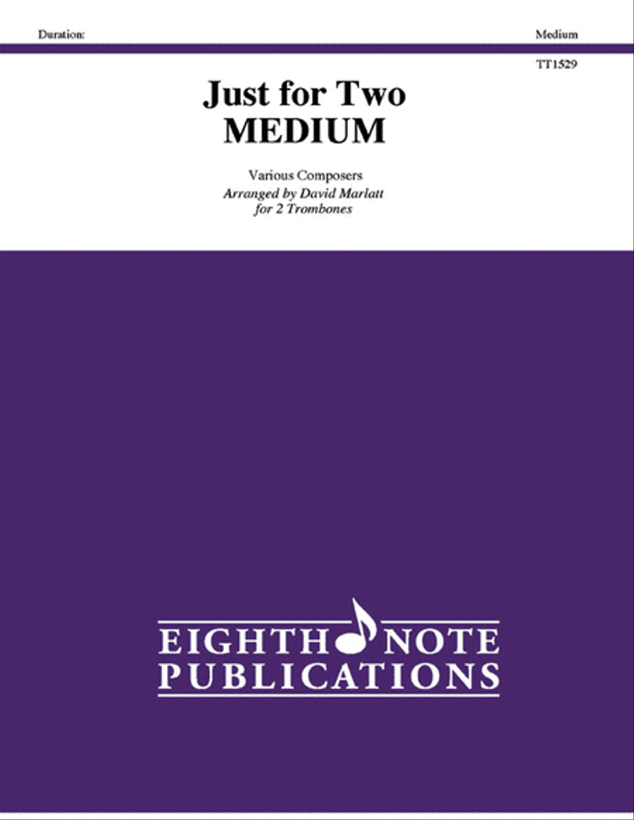 Just for Two Medium Just for Two Medium Trombone Duet scores gallery preview page 1