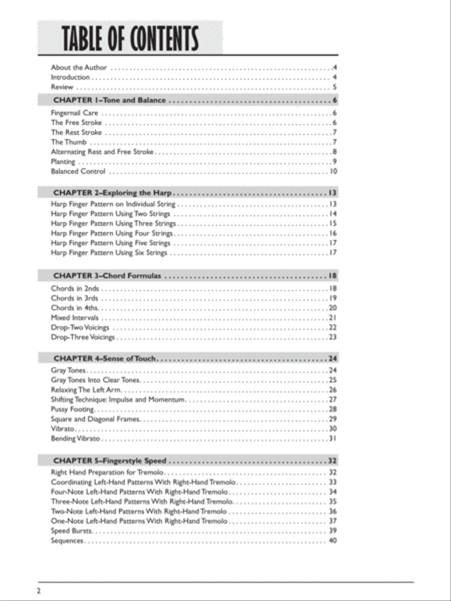 Complete Fingerstyle Guitar Method Acoustic Guitar scores gallery preview page 2