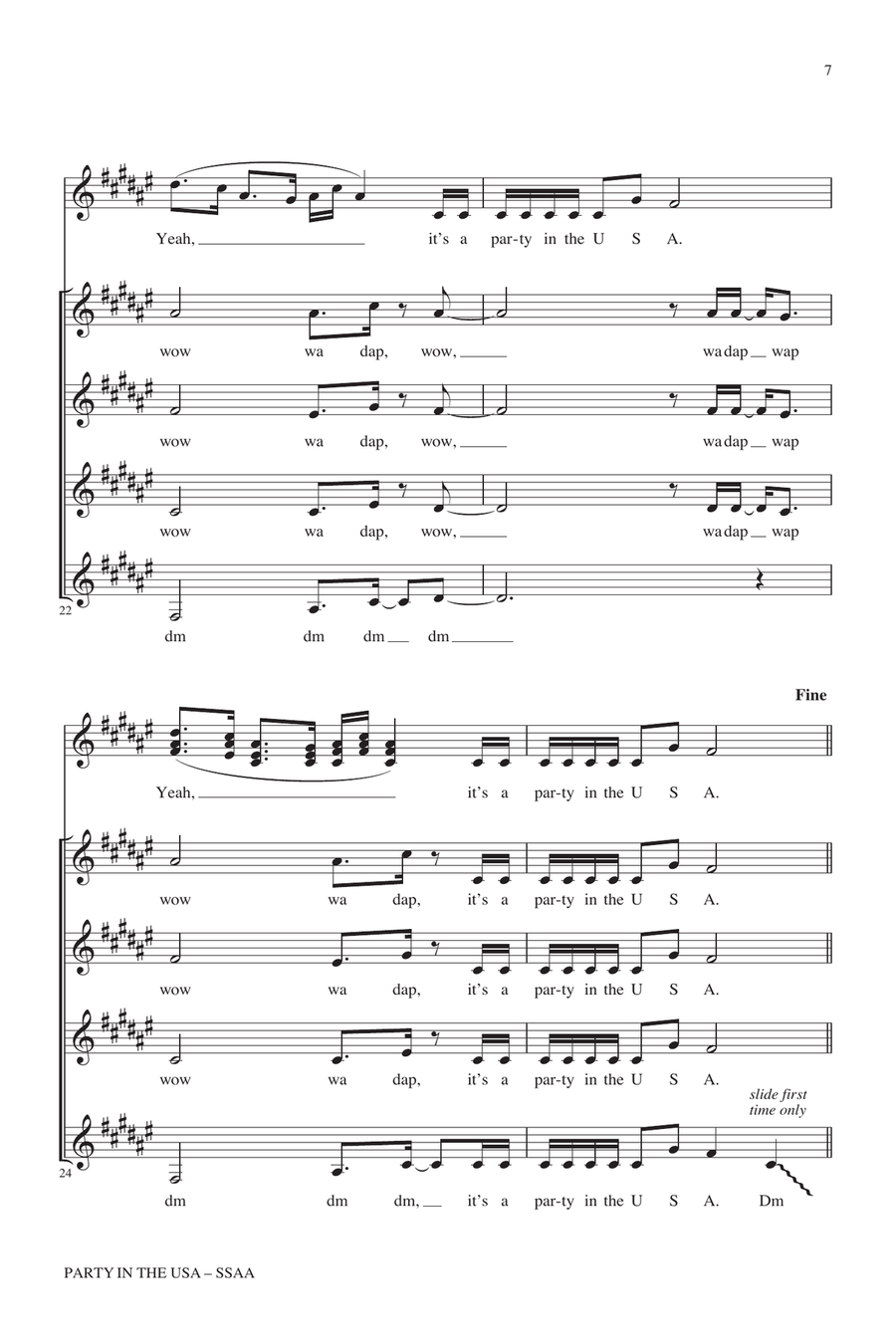 Party In The U.S.A. SSA scores gallery preview page 6