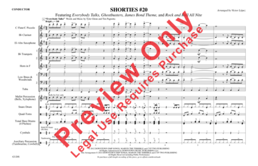 Shorties #20 Shorties #20 Marching Band scores gallery preview page 2