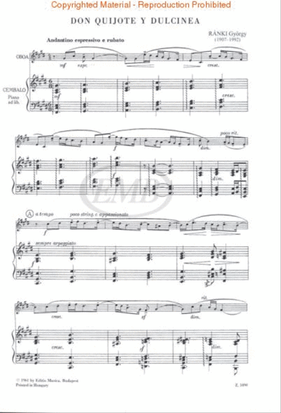 Don Quixote y Dulcinea Piano Accompaniment scores gallery preview page 3