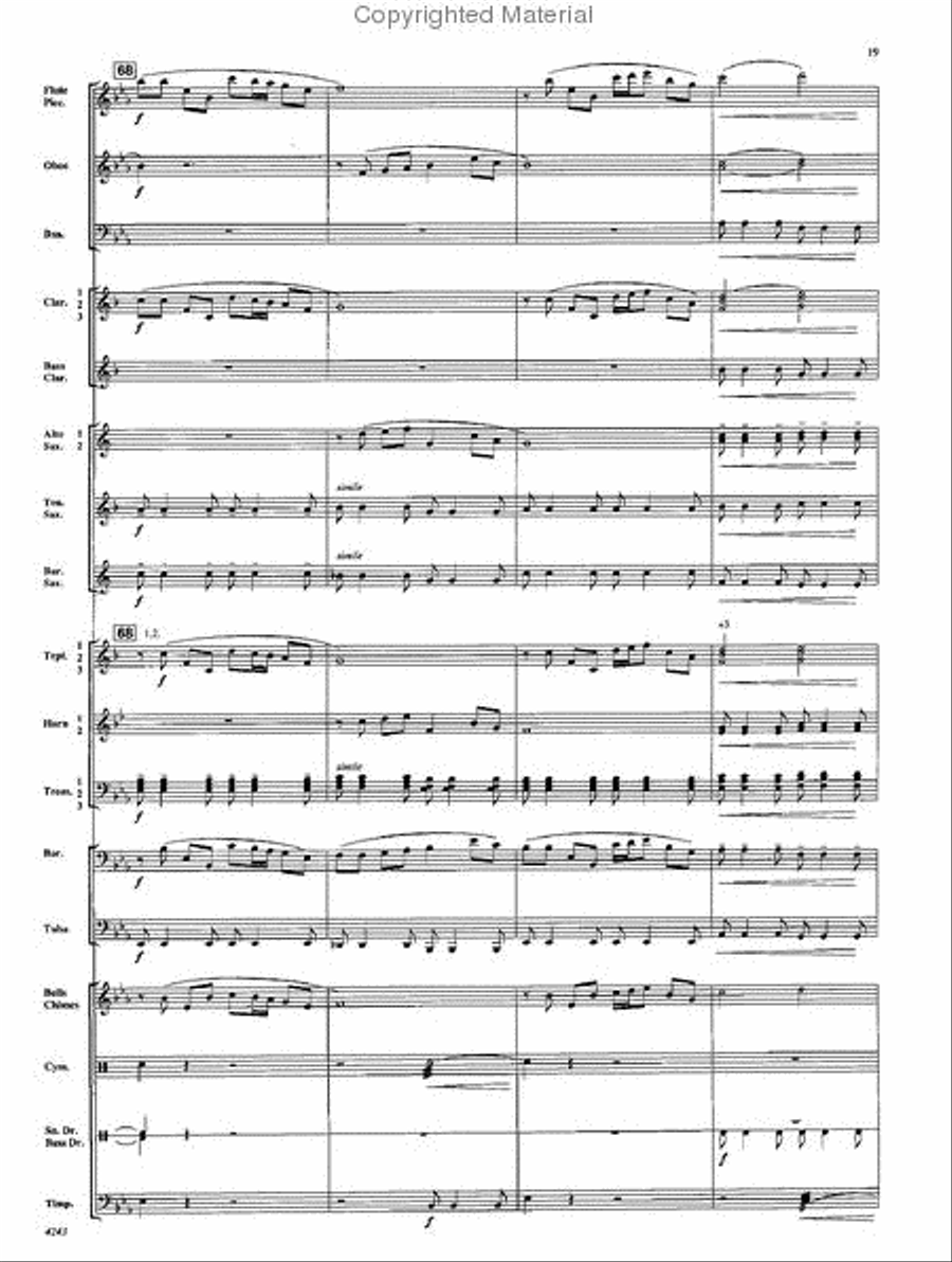 Encomium Encomium Concert Band scores gallery preview page 18