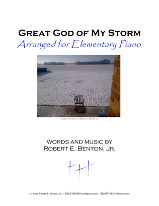 Book cover for Great God of My Storm (arranged for Elementary Piano)