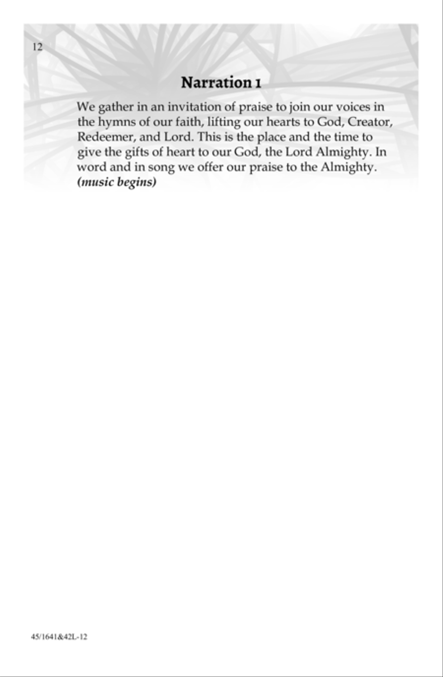 A Festival of Hymns SATB (Digital Download) 4-Part scores gallery preview page 12