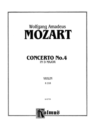 Mozart: Violin Concerto No. 4 in D Major, K. 218