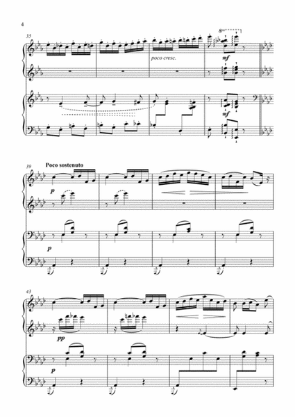 Delibes - Pizzicati from SILVIA - piano 4 hands - score and parts image number null