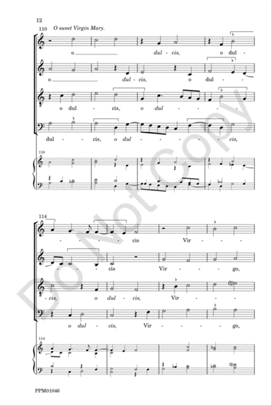 Salve Regina 4-Part scores gallery preview page 16