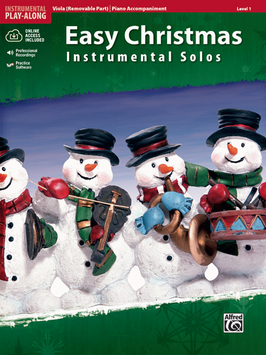 Easy Christmas Instrumental Solos for Strings, Level 1 (Viola)