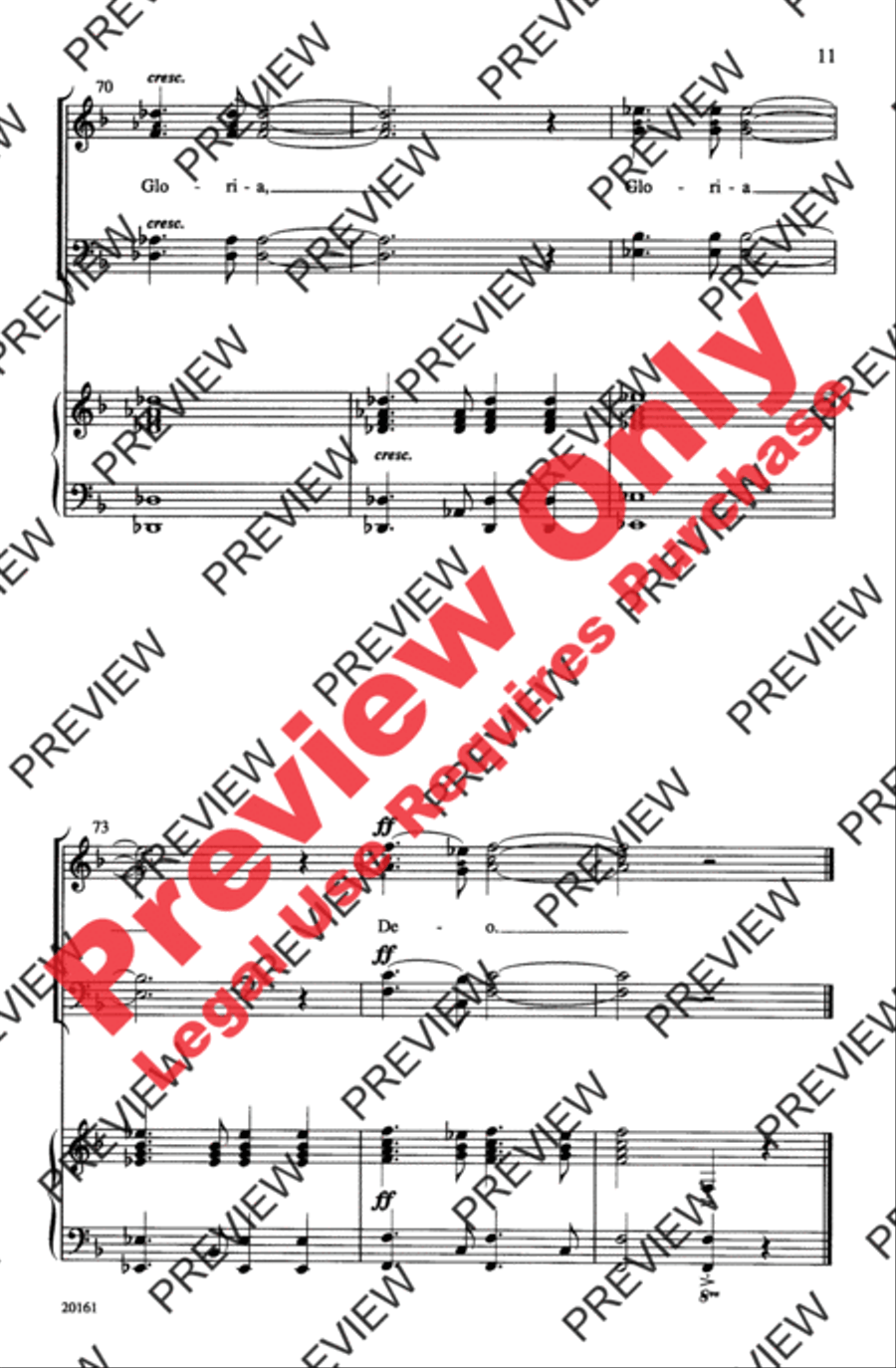 Make a Joyful Noise 4-Part scores gallery preview page 11
