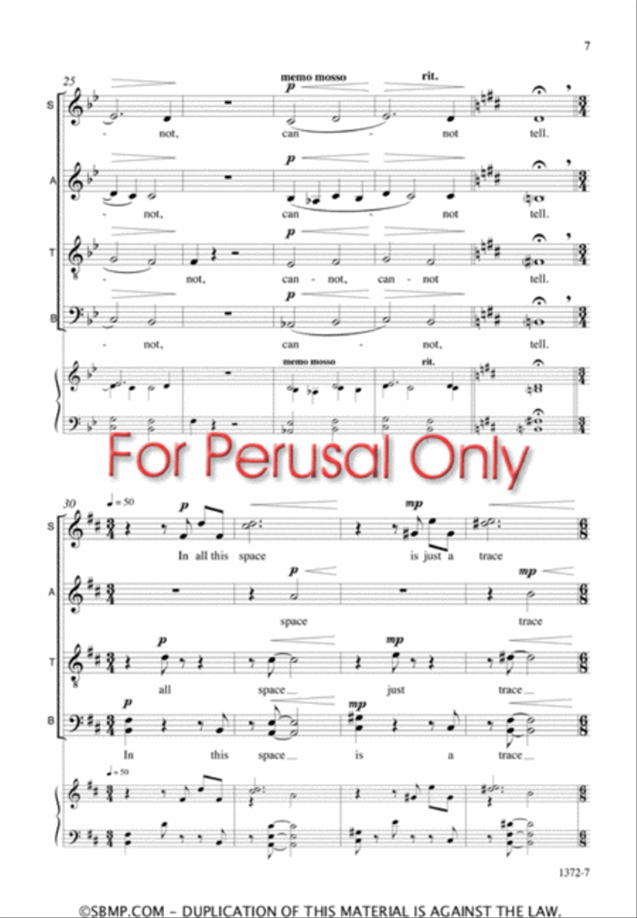 Infinity - SATB divisi Octavo Divisi scores gallery preview page 6