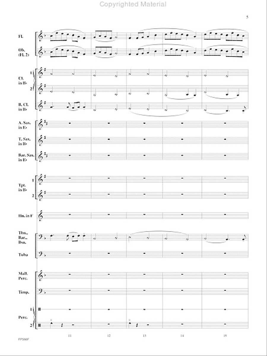 Atlantic Crossing Concert Band scores gallery preview page 6
