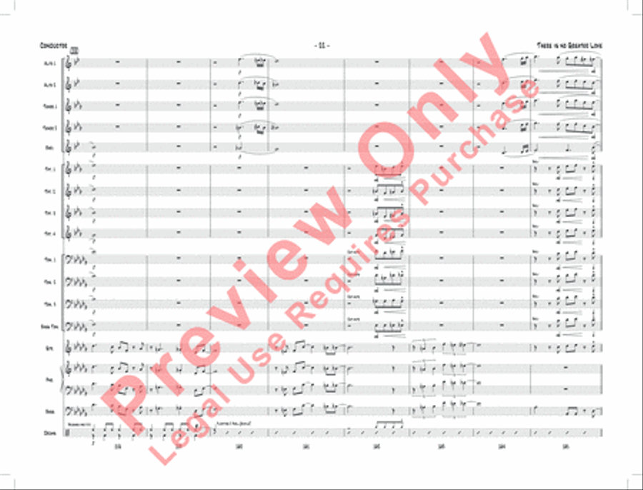 There Is No Greater Love Jazz Ensemble scores gallery preview page 25