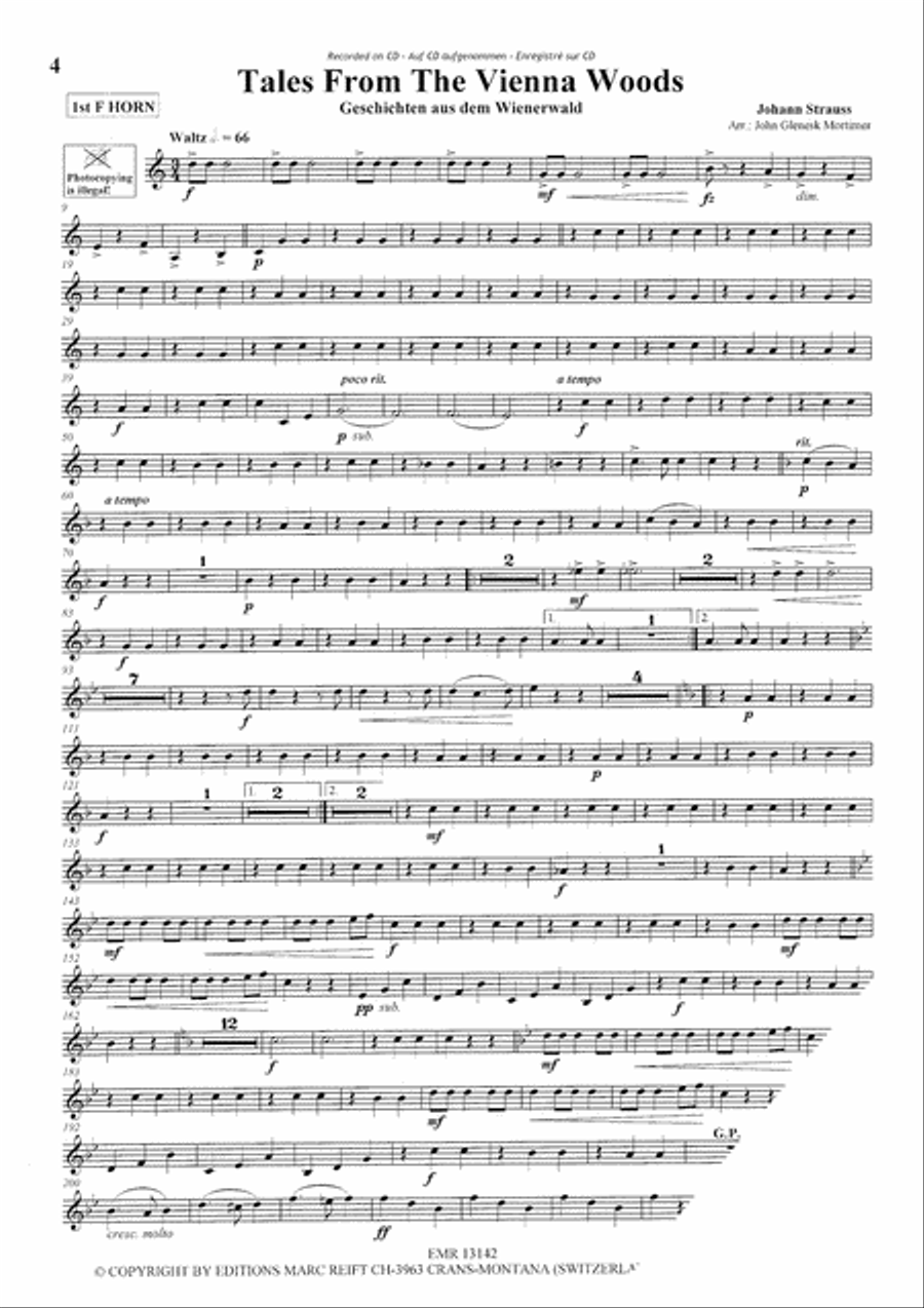 Play The 1st Horn With The Philharmonic Wind Orchestra Concert Band scores gallery preview page 5