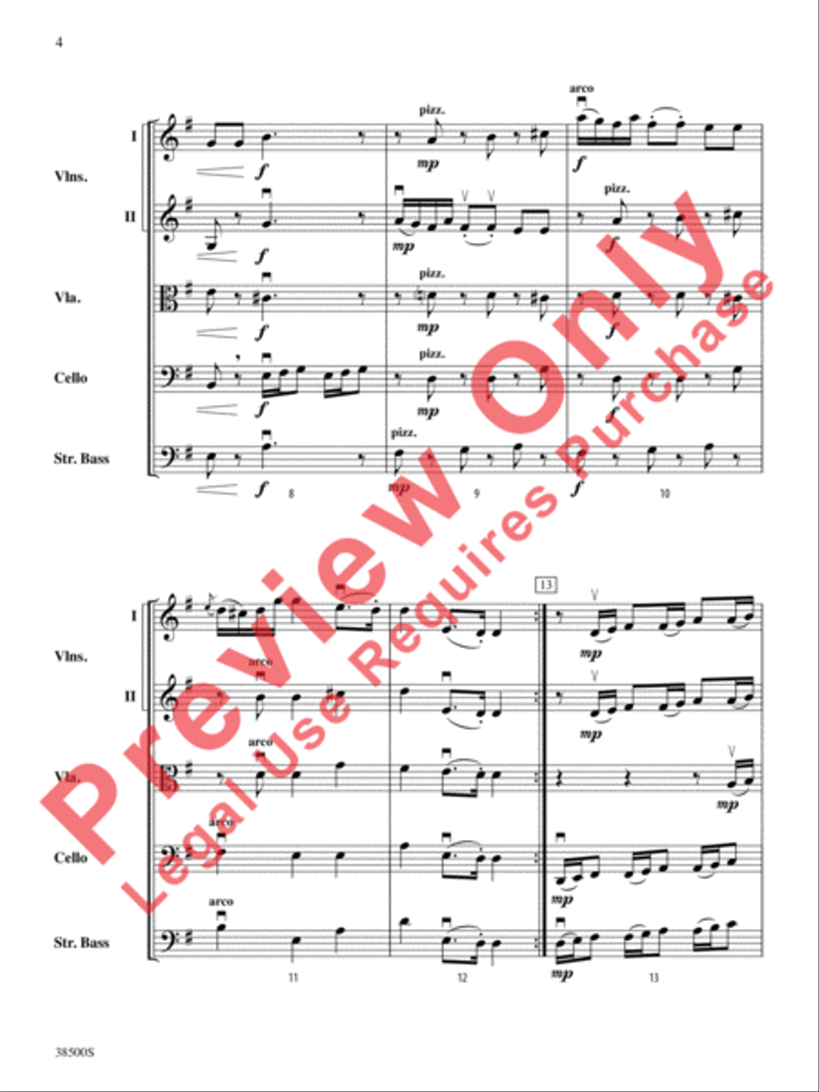 Nordic Suite String Orchestra scores gallery preview page 5