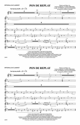 Pon de Replay: Optional Bb Clarinet