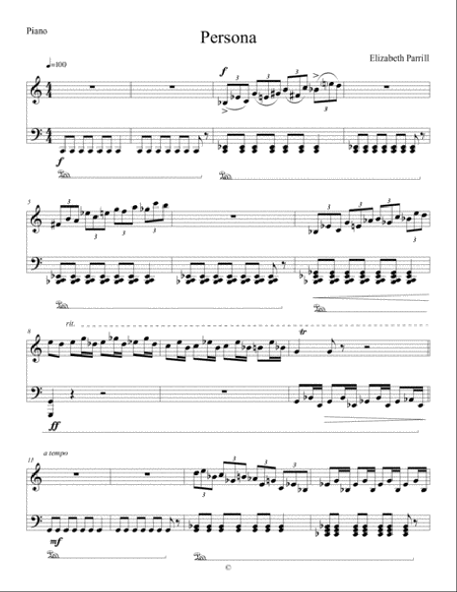 Persona Persona Piano Solo scores gallery preview page 2