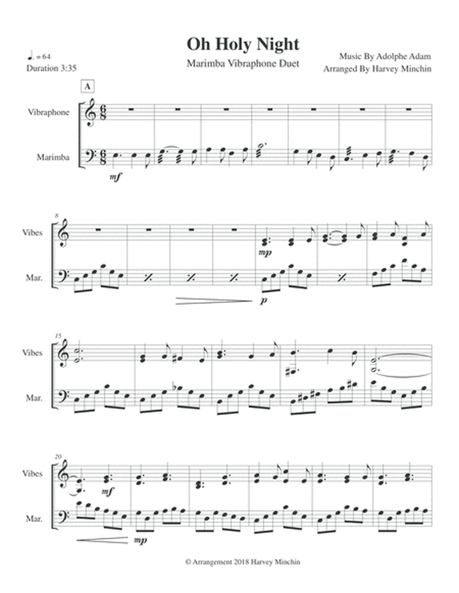 Oh Holy Night - Marimba Vibraphone Duet image number null