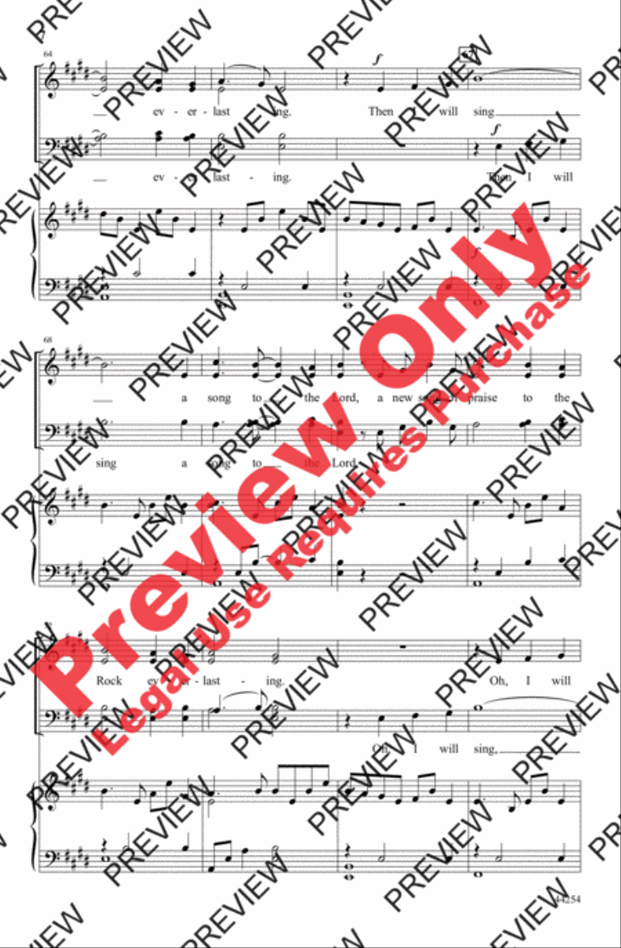 Celtic Canticle Celtic Canticle 4-Part scores gallery preview page 7