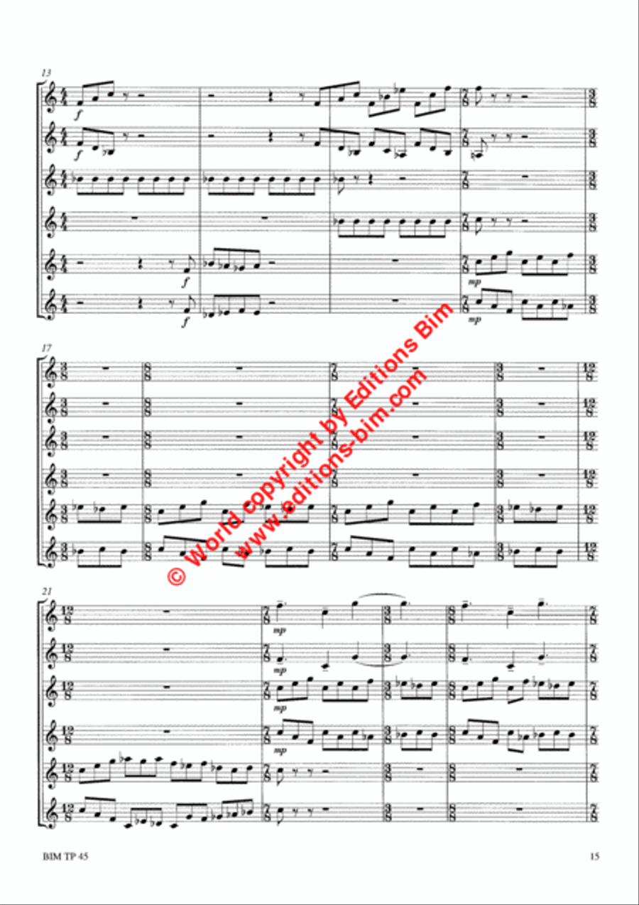 Suite Suite Trumpet scores gallery preview page 8